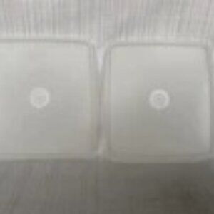 NEW Set Of 2 Tupperware Square-A-Way Replacement Seals, Natural, Tupperware #671